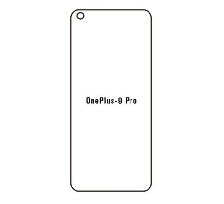 Hydrogel - matná ochranná fólia - OnePlus 9 Pro 