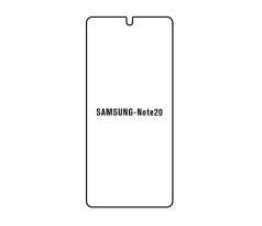 Hydrogel - ochranná fólia - Samsung Galaxy Note 20, typ výrezu 2