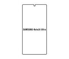 Hydrogel - matná ochranná fólia - Samsung Galaxy Note 20 Ultra, typ výrezu 2