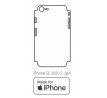 Hydrogel - zadná ochranná fólia (full cover) - iPhone SE 2020/2022 - typ výrezu 2