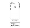 Hydrogel - zadná ochranná fólia (full cover) - iPhone 8 Plus - typ výrezu 4