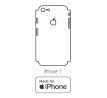 Hydrogel - zadná ochranná fólia (full cover) - iPhone 7 - typ výrezu 4