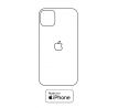 Hydrogel - matná zadná ochranná fólia - iPhone 11 Pro - typ výrezu 3