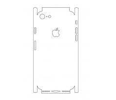 Hydrogel - matná zadná ochranná fólia (full cover) - iPhone 7 - typ 1 