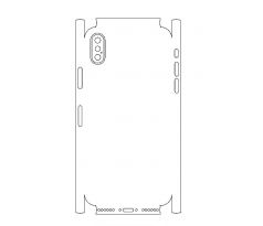 Hydrogel - zadná ochranná fólia (full cover) - iPhone X - typ 3