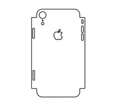Hydrogel - matná zadná ochranná fólia (full cover) - iPhone XR - typ 2