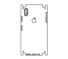 Hydrogel - zadná ochranná fólia (full cover) - iPhone XS Max - typ 8