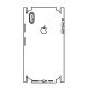 Hydrogel - zadná ochranná fólia (full cover) - iPhone XS Max - typ výrezu 9