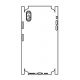 Hydrogel - zadná ochranná fólia (full cover) - iPhone XS Max - typ výrezu 8