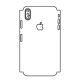 Hydrogel - matná zadná ochranná fólia (full cover) - iPhone XS Max - typ výrezu 3