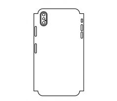 Hydrogel - zadná ochranná fólia (full cover) - iPhone XS Max - typ výrezu 6