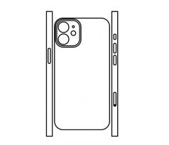 Hydrogel - matná zadná ochranná fólia (full cover) - iPhone 12 mini - typ 1