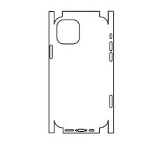Hydrogel - zadná ochranná fólia (full cover) - iPhone 12 - typ 6