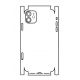 Hydrogel - matná zadná ochranná fólia (full cover) - iPhone 11 - typ výrezu 7