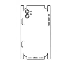 Hydrogel - zadná ochranná fólia (full cover) - iPhone 11 - typ 5