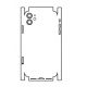 Hydrogel - matná zadná ochranná fólia (full cover) - iPhone 11 - typ výrezu 6