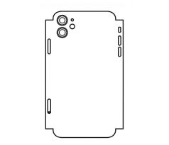 Hydrogel - zadná ochranná fólia (full cover) - iPhone 11 - typ 1