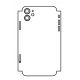 Hydrogel - zadná ochranná fólia (full cover) - iPhone 11 - typ výrezu 2