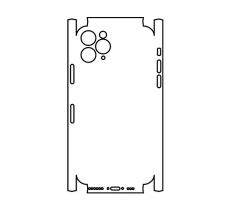 Hydrogel - matná zadná ochranná fólia (full cover) - iPhone 11 Pro - typ 6