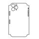 Hydrogel - matná zadná ochranná fólia (full cover) - iPhone 11 Pro - typ výrezu 3