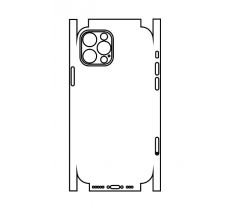 Hydrogel - matná zadná ochranná fólia (full cover) - iPhone 12 Pro - typ výrezu 6