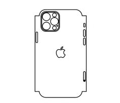 Hydrogel - zadná ochranná fólia (full cover) - iPhone 12 Pro - typ 3