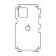 Hydrogel - matná zadná ochranná fólia (full cover) - iPhone 12 Pro Max - typ výrezu 10