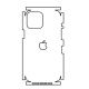 Hydrogel - matná zadná ochranná fólia (full cover) - iPhone 12 Pro Max - typ výrezu 2