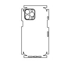 Hydrogel - zadná ochranná fólia (full cover) - iPhone 12 Pro Max - typ 3