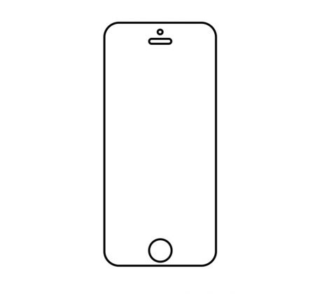 Hydrogel - Anti-Blue Light - ochranná fólia - iPhone 5/5C/5S/SE