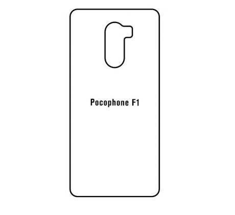 Hydrogel - matná zadná ochranná fólia - Xiaomi Pocophone F1 