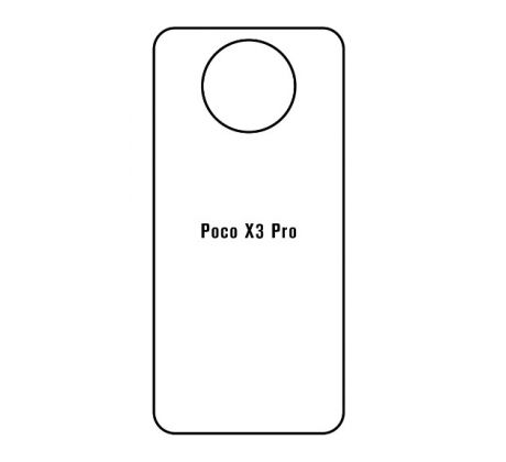 Hydrogel - matná zadná ochranná fólia - Xiaomi Poco X3 Pro