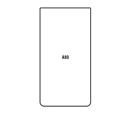 Hydrogel - matná zadná ochranná fólia - Samsung Galaxy A80/A90 