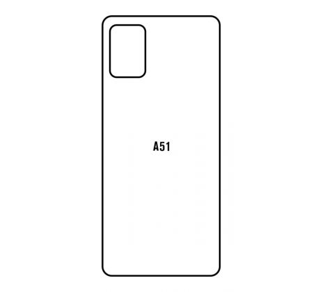 Hydrogel - matná zadná ochranná fólia - Samsung Galaxy A51 5G
