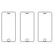3PACK - Hydrogel - 3x ochranná fólia - iPhone 6/6S