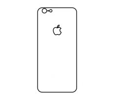 Hydrogel - zadná ochranná fólia - iPhone 6/6S - typ výrezu 3