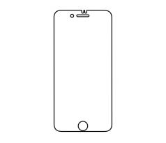 Hydrogel - matná ochranná fólia - iPhone 7 Plus/8 Plus - typ výrezu 2