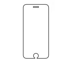 Hydrogel - ochranná fólia - iPhone 7/8/SE 2020 - typ výrezu 2