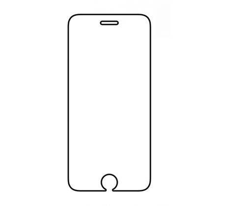 Hydrogel - ochranná fólia - iPhone 7/8/SE 2020/SE 2022 - typ výrezu 2