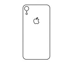 Hydrogel - zadná ochranná fólia - iPhone XR - typ výrezu 2