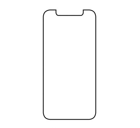 Hydrogel - matná ochranná fólia - iPhone 11 - typ výrezu 2