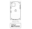 Hydrogel - zadná ochranná fólia (full cover) - iPhone 11 Pro Max - typ výrezu 9