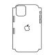 Hydrogel - matná zadná ochranná fólia (full cover) - iPhone 11 Pro Max - typ výrezu 6