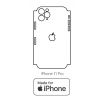 Hydrogel - matná zadná ochranná fólia (full cover) - iPhone 11 Pro Max - typ výrezu 5
