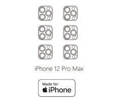 Hydrogel - ochranná fólia zadnej kamery - iPhone 12 Pro Max - 6ks v balení