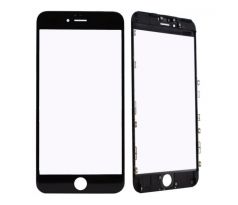 Oleofóbne náhradné čierne predné sklo s rámom na iPhone 6 Plus