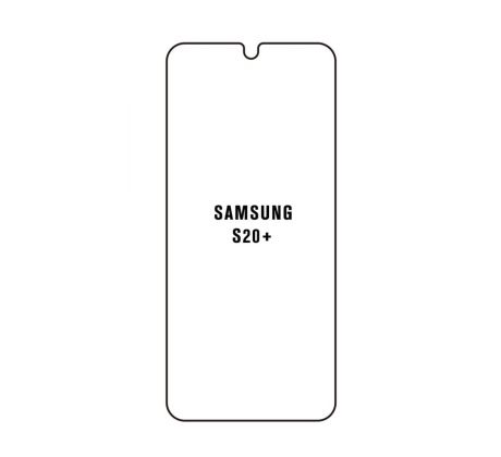 Hydrogel - Privacy Anti-Spy ochranná fólia - Samsung Galaxy S20+  - typ výrezu 2