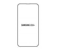 Hydrogel - Privacy Anti-Spy ochranná fólia - Samsung Galaxy S10+ typ výrezu 2
