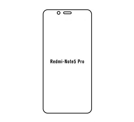 Hydrogel - Privacy Anti-Spy ochranná fólia - Xiaomi Redmi Note 5 Pro 