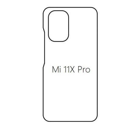Hydrogel - matná zadná ochranná fólia - Xiaomi Mi 11X Pro